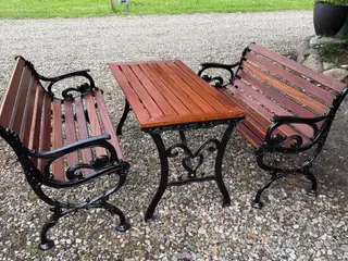 Havebænk sæt med bord 