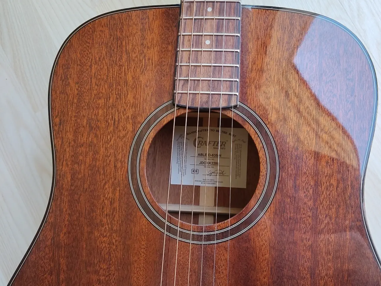 Billede 4 - Crafter akustisk guitar 