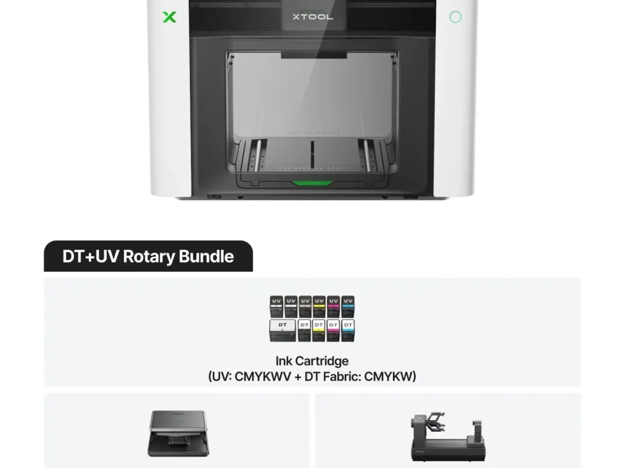 Billede 1 - xTool O1 Omni Printer UV og DTG Rotary Bundle