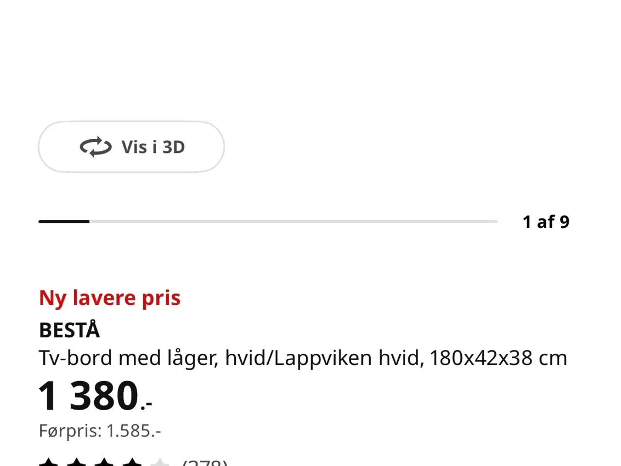 Billede 4 - Tvbord med 3 skabe