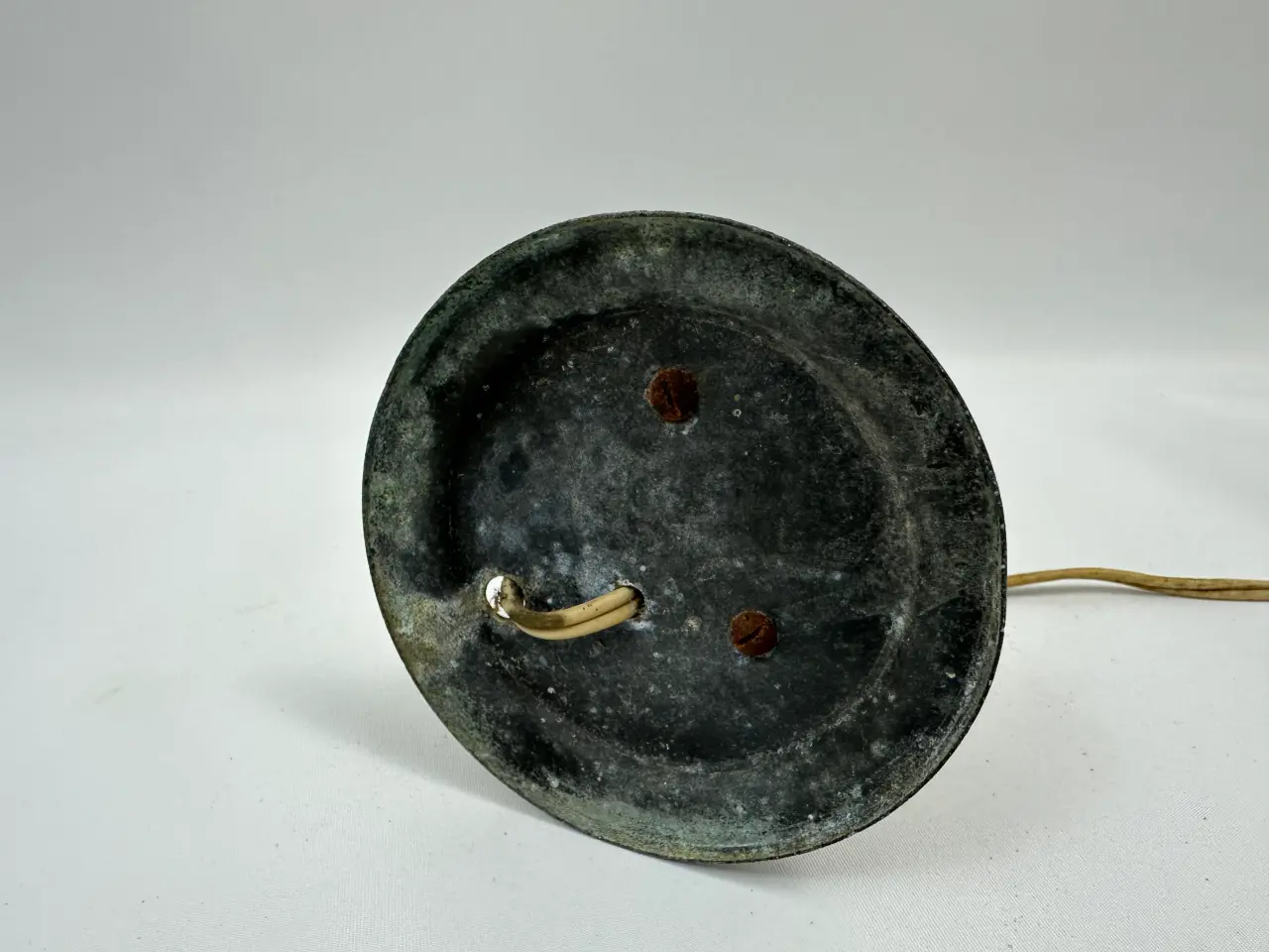 Billede 9 - Vintage lampefod med fugle ornameneter