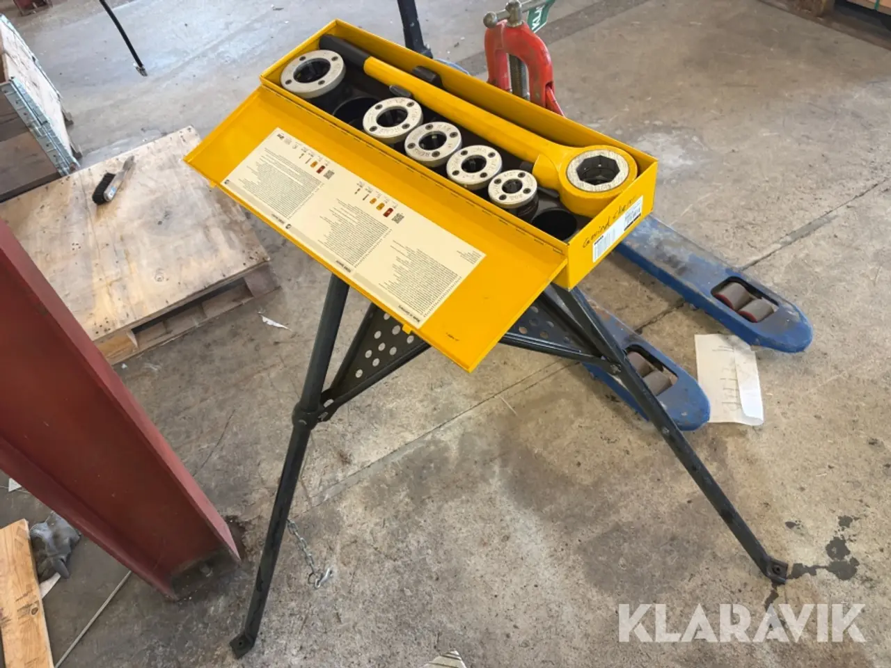 Billede 3 - Tristand plus rørskærer Rems Eva set R 1/2 - 1 1/4"