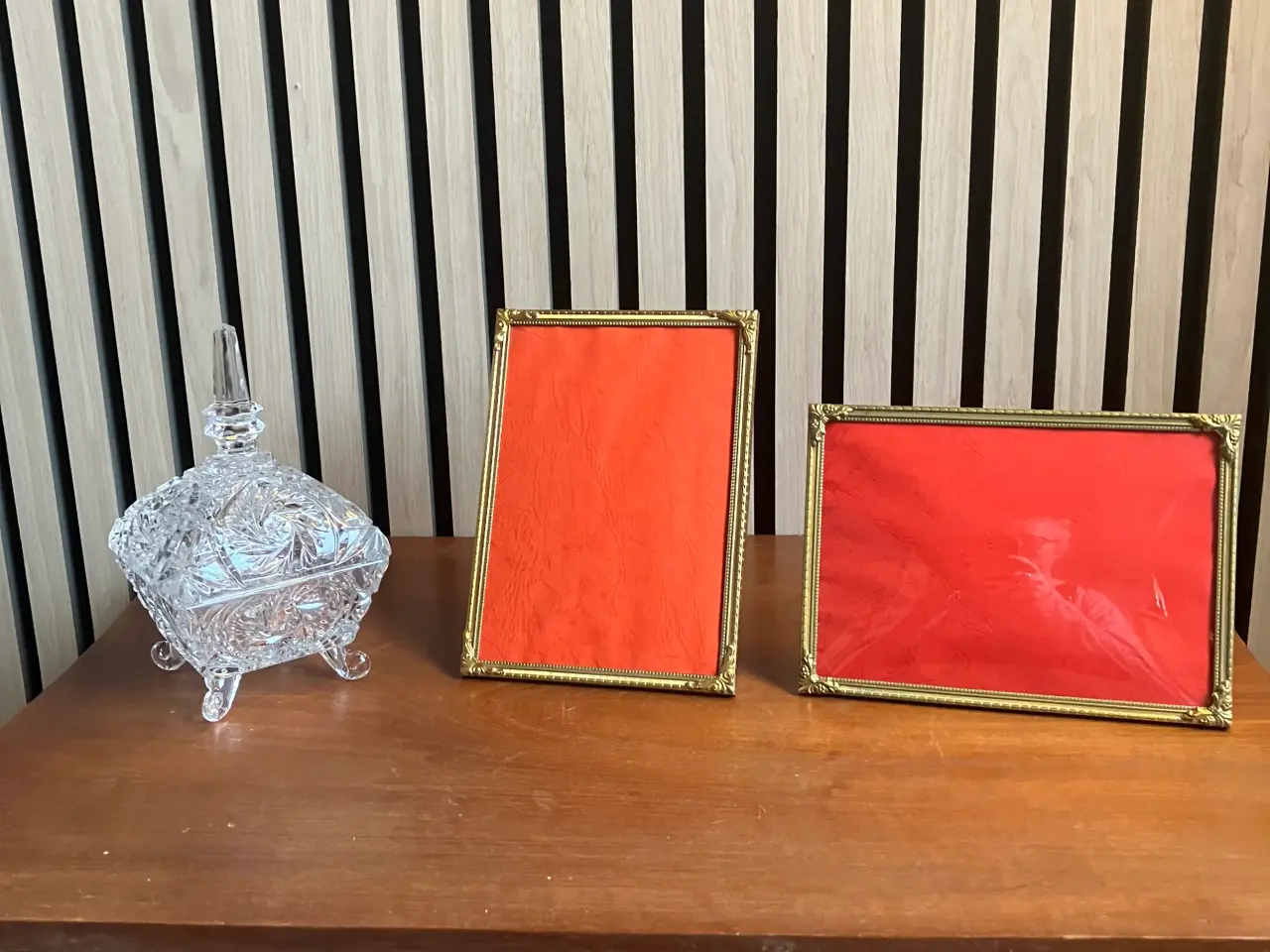 Billede 1 - Gamle metal rammer med buet glas.