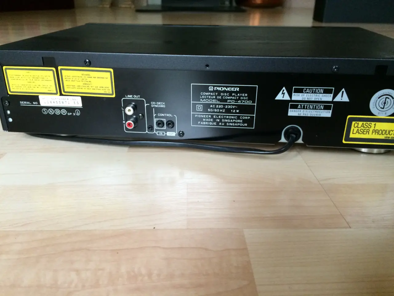 Billede 1 - Pioneer PD -4700 CD afspiller