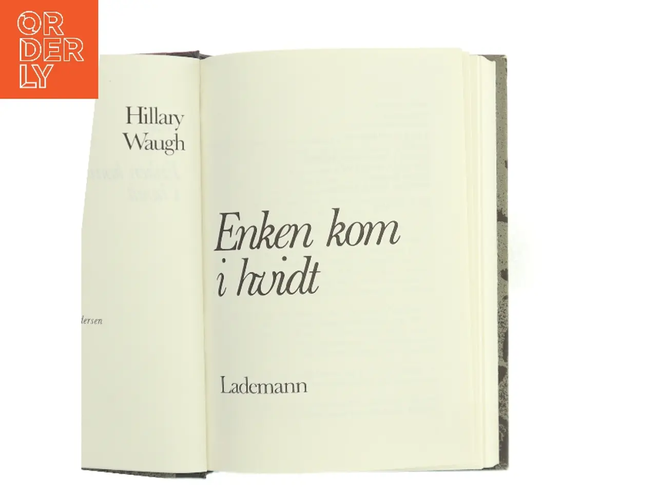 Billede 2 - Enken kom i hvidt af Hillary Waugh (Bog)