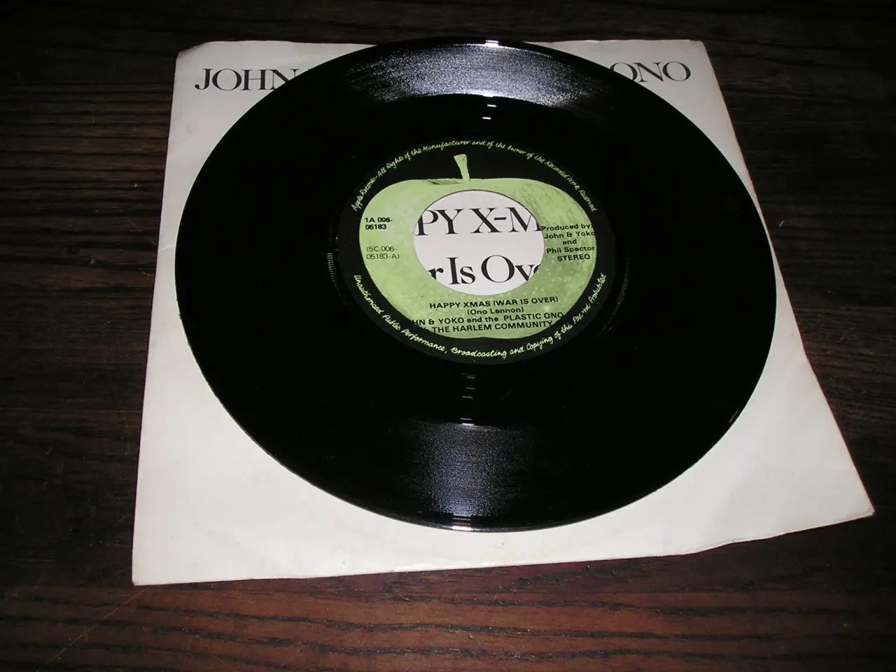 Billede 2 - Singleplade m. John Lennon/Yoko Ono