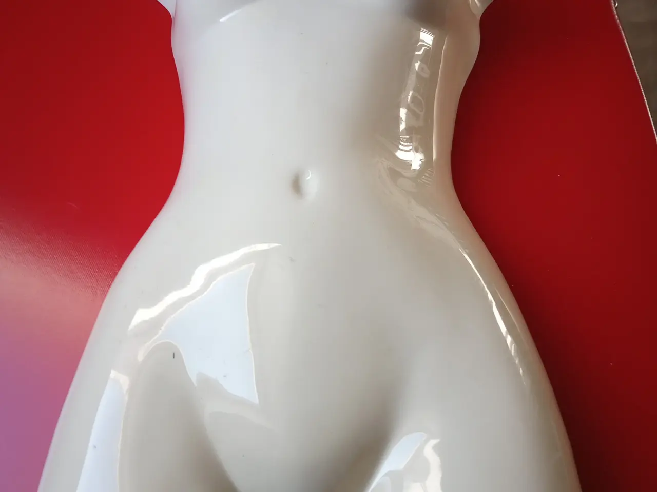 Billede 3 - Kvinde torso mannequin til ophæng, sort og hvid