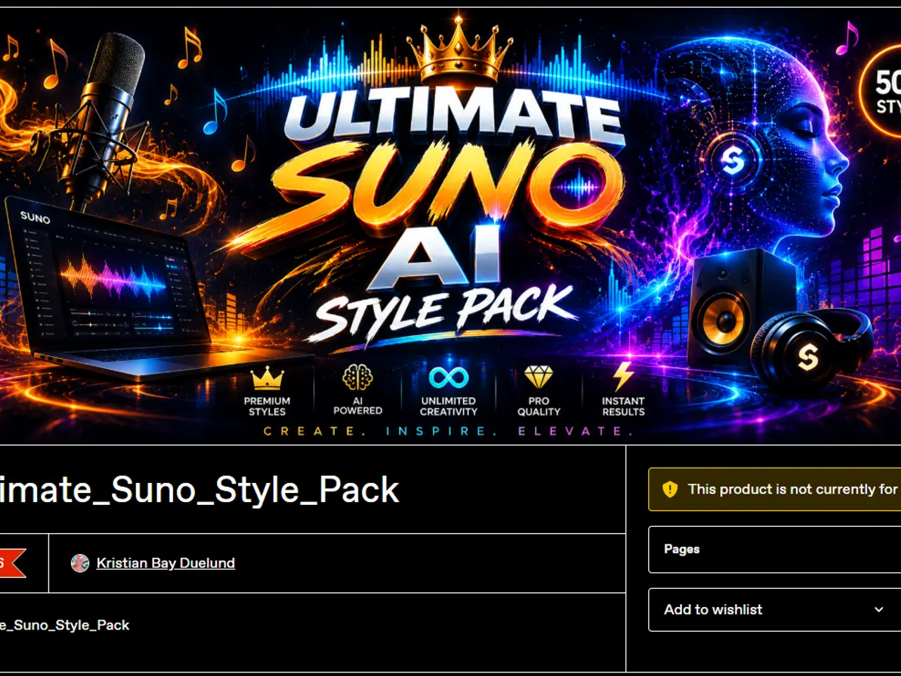 Billede 2 - Ultimate_Suno AI_Style_Pack