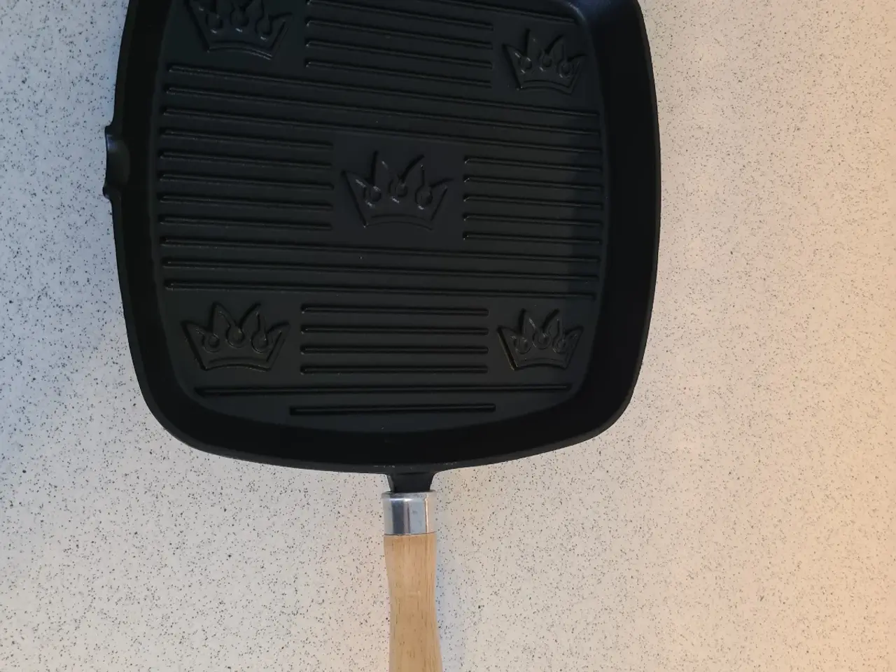 Billede 1 - Grillpande I støbejern.