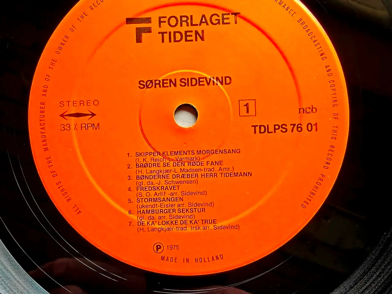 Billede 4 - LP; Søren Sidevind x3