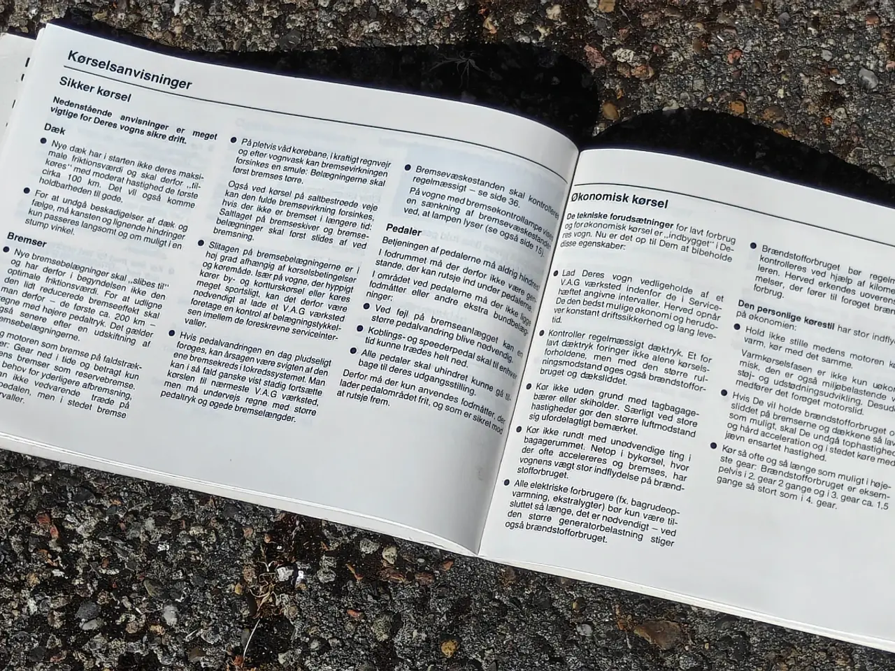 Billede 3 - VW Polo Instruktionsbog. Dansk