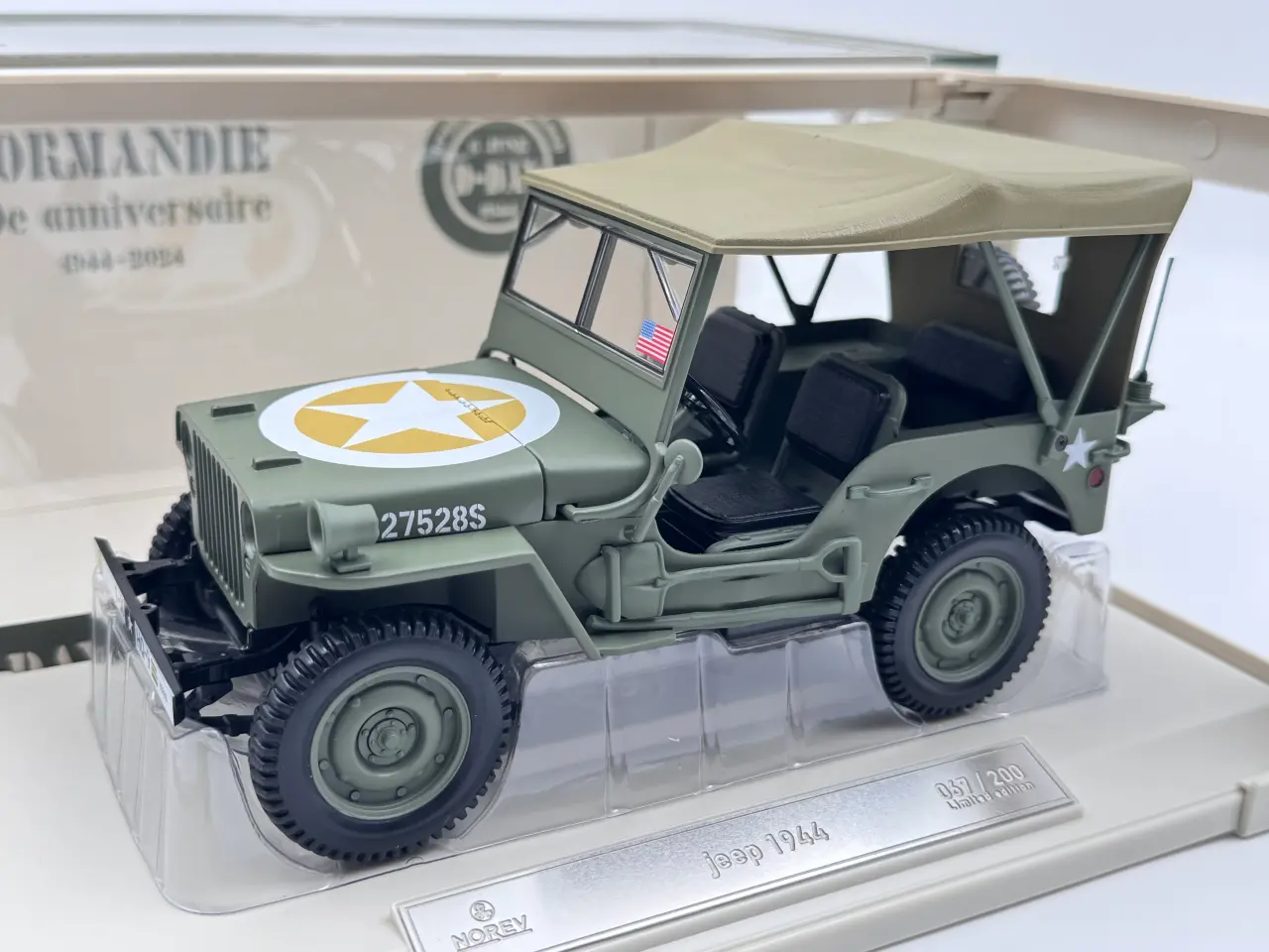 Billede 3 - 1944 Jeep US Army 1st Division infantry D-Day 1:18