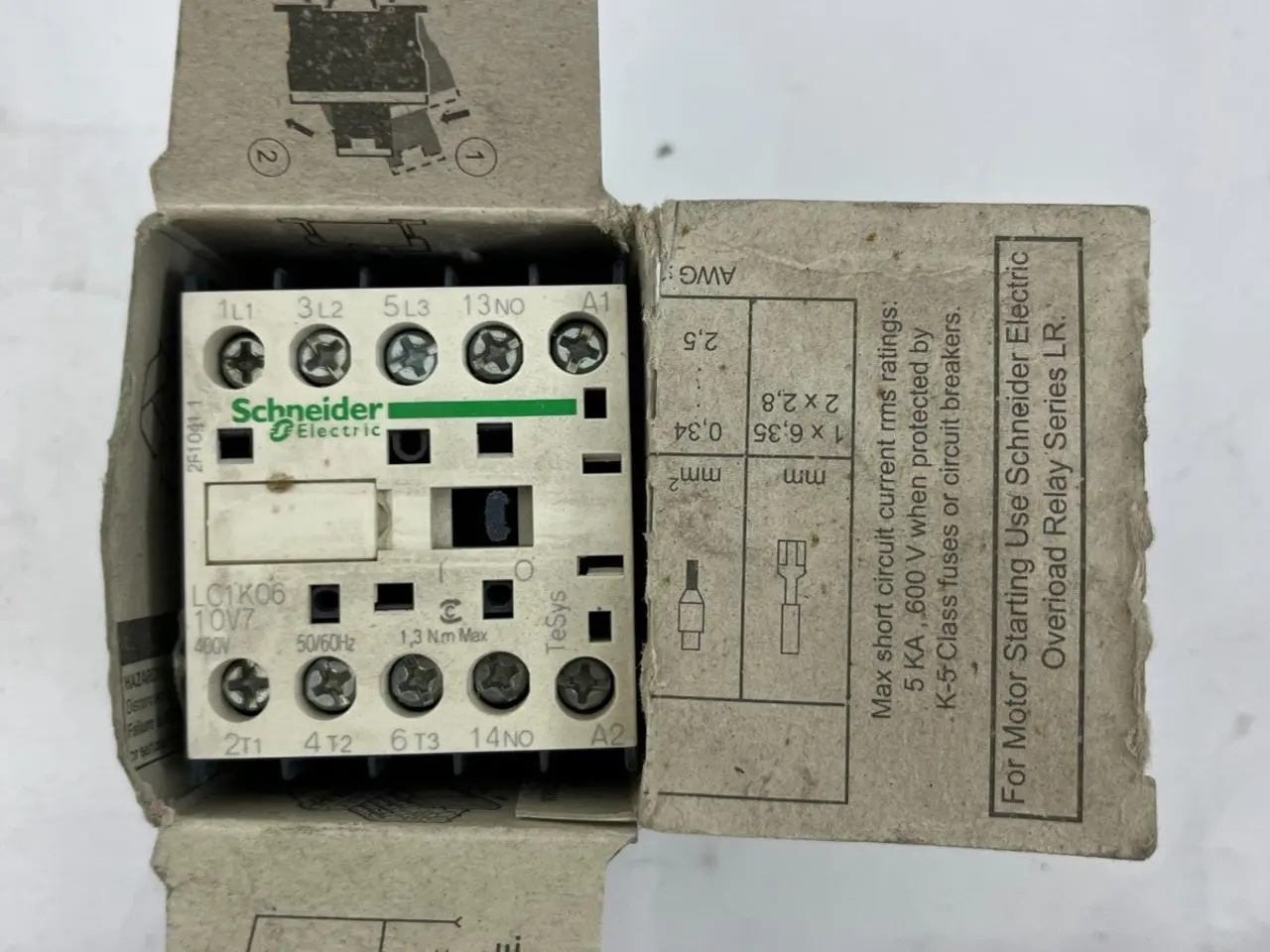 Billede 4 - Schneider Electric LC1K0610V7 TeSys K kontaktor