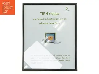 Billederamme med tekst (str. 31x25 cm)
