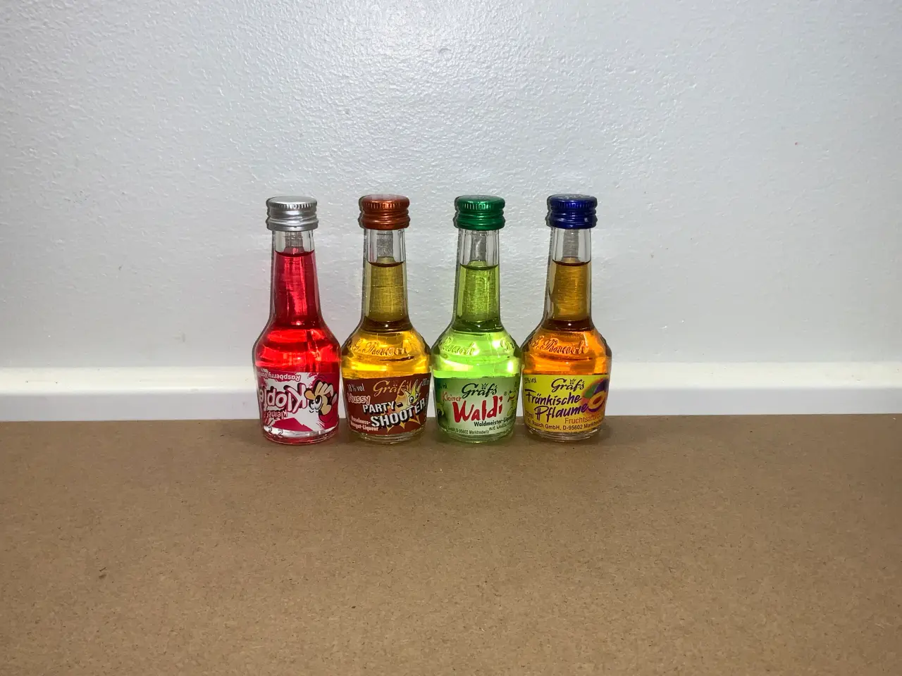 Billede 1 - 4x20 ml. Likør miniflasker