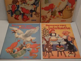 4 stk "Børnenes eget Julehæfte" fra 1954-59. Pæne.