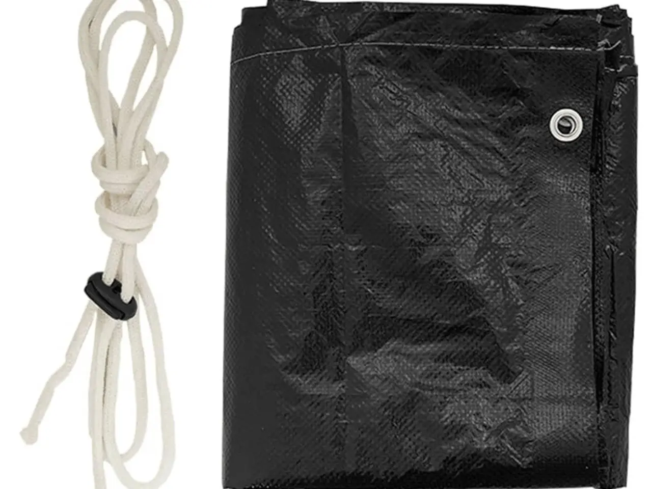 Billede 9 - Overtræk til gyngebænk - 220 × 177 × 220 cm, sort PE, 12 øjer
