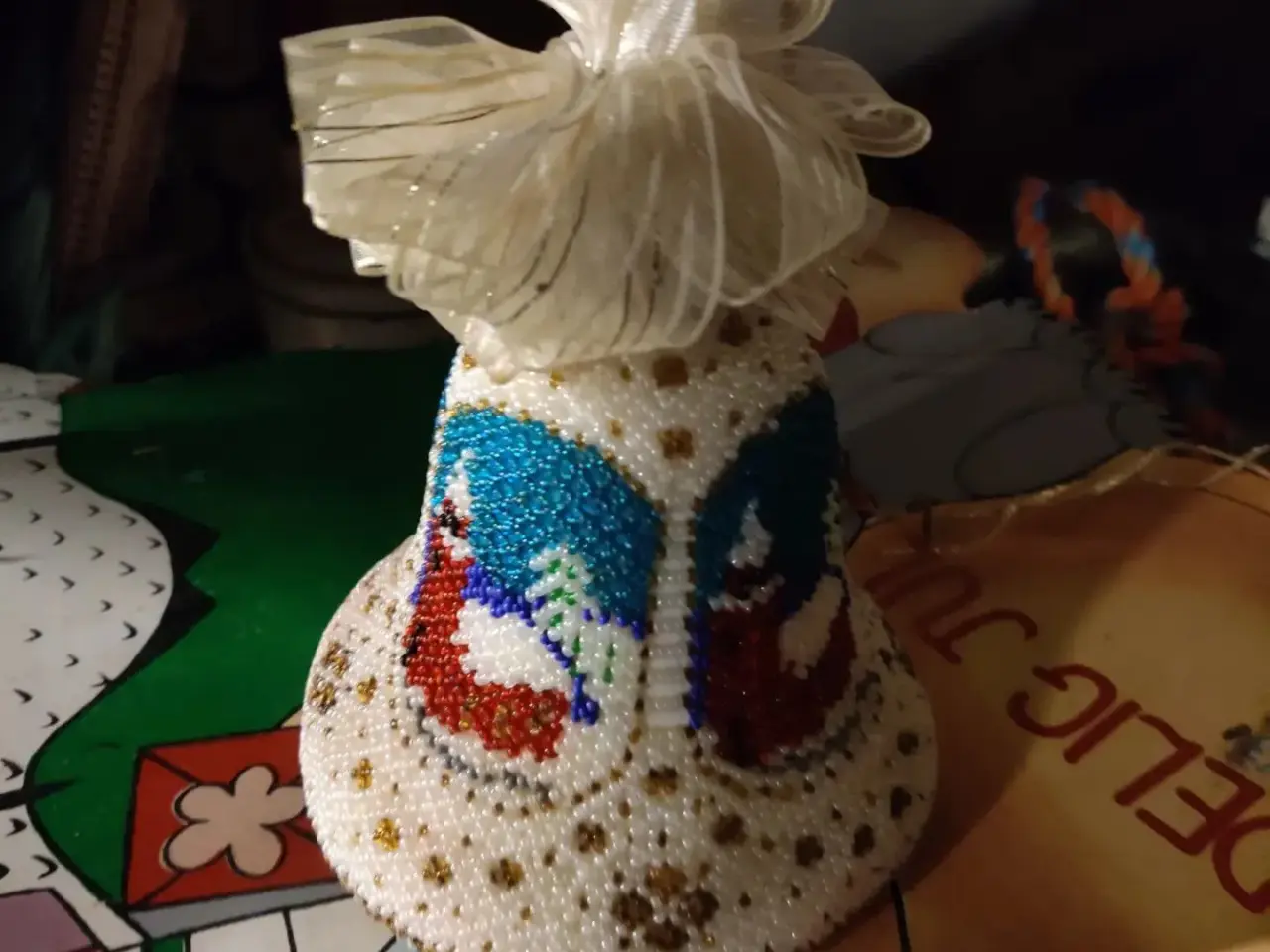 Billede 3 - Juleklokke i perler