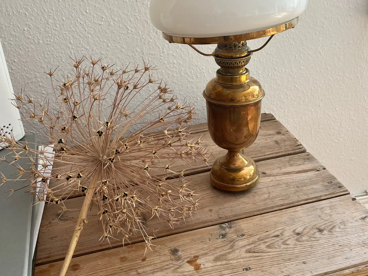 Billede 2 - Messing bordlampe