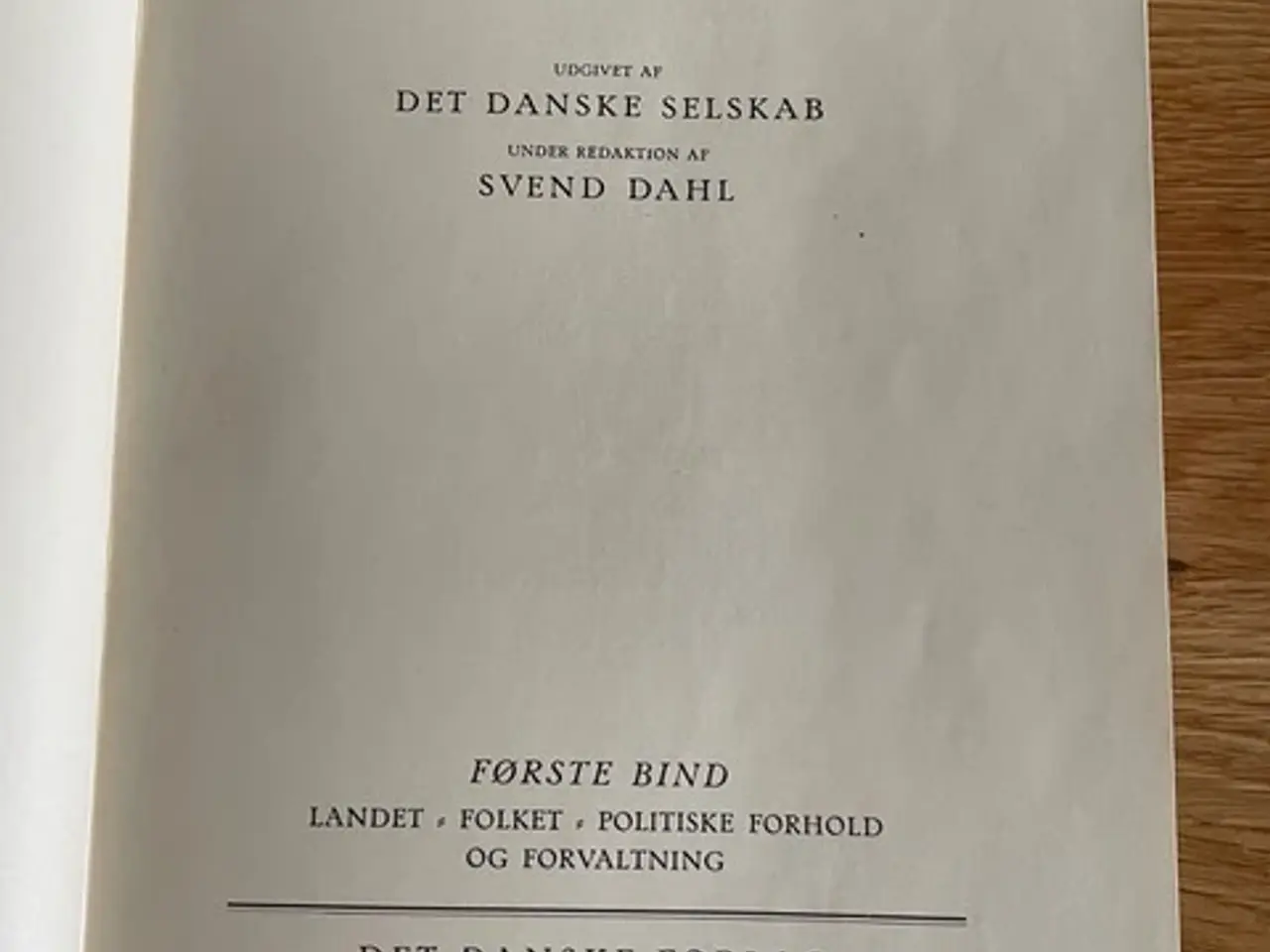 Billede 1 - Danmarks Kultur ved aar 1940