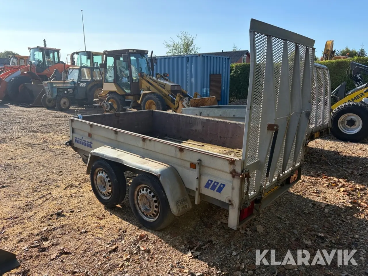 Billede 3 - Trailer Variant 1604 1300 kilo med spil og rampe.