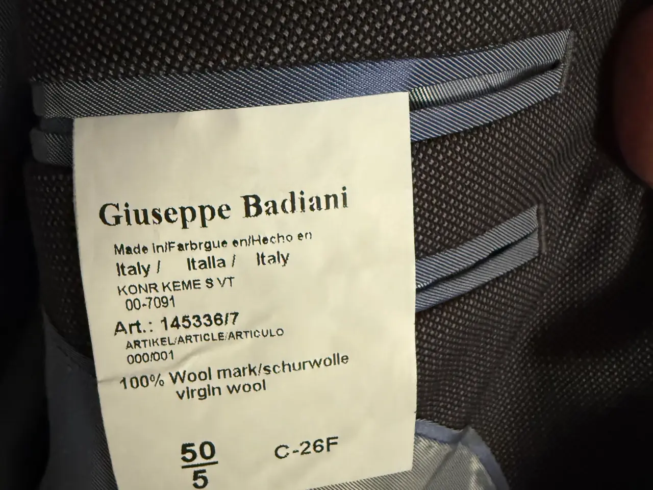 Billede 2 - Blazer til mænd af Giuseppe Badiani