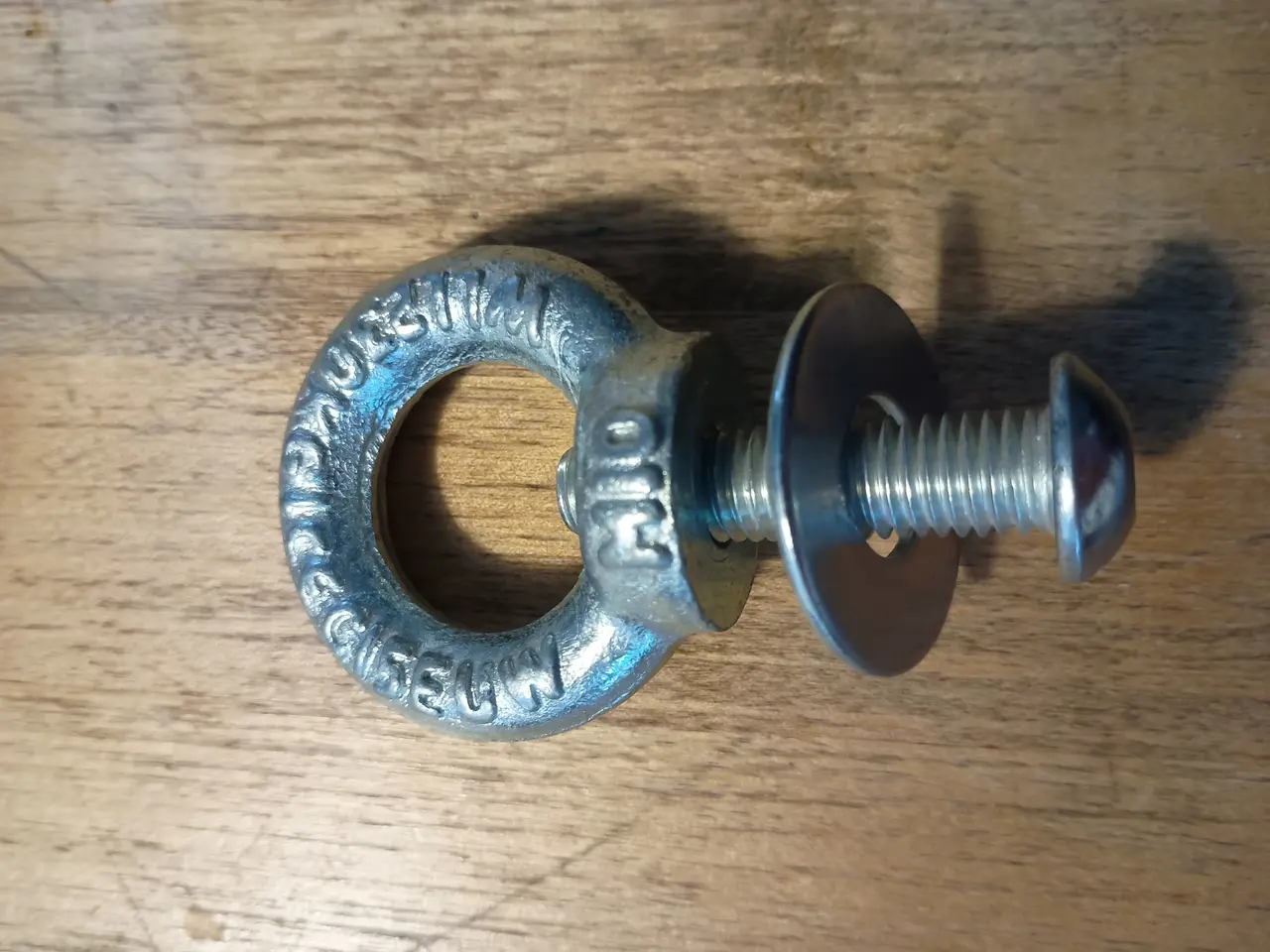 Billede 4 - Løftekrog og øjebolt.