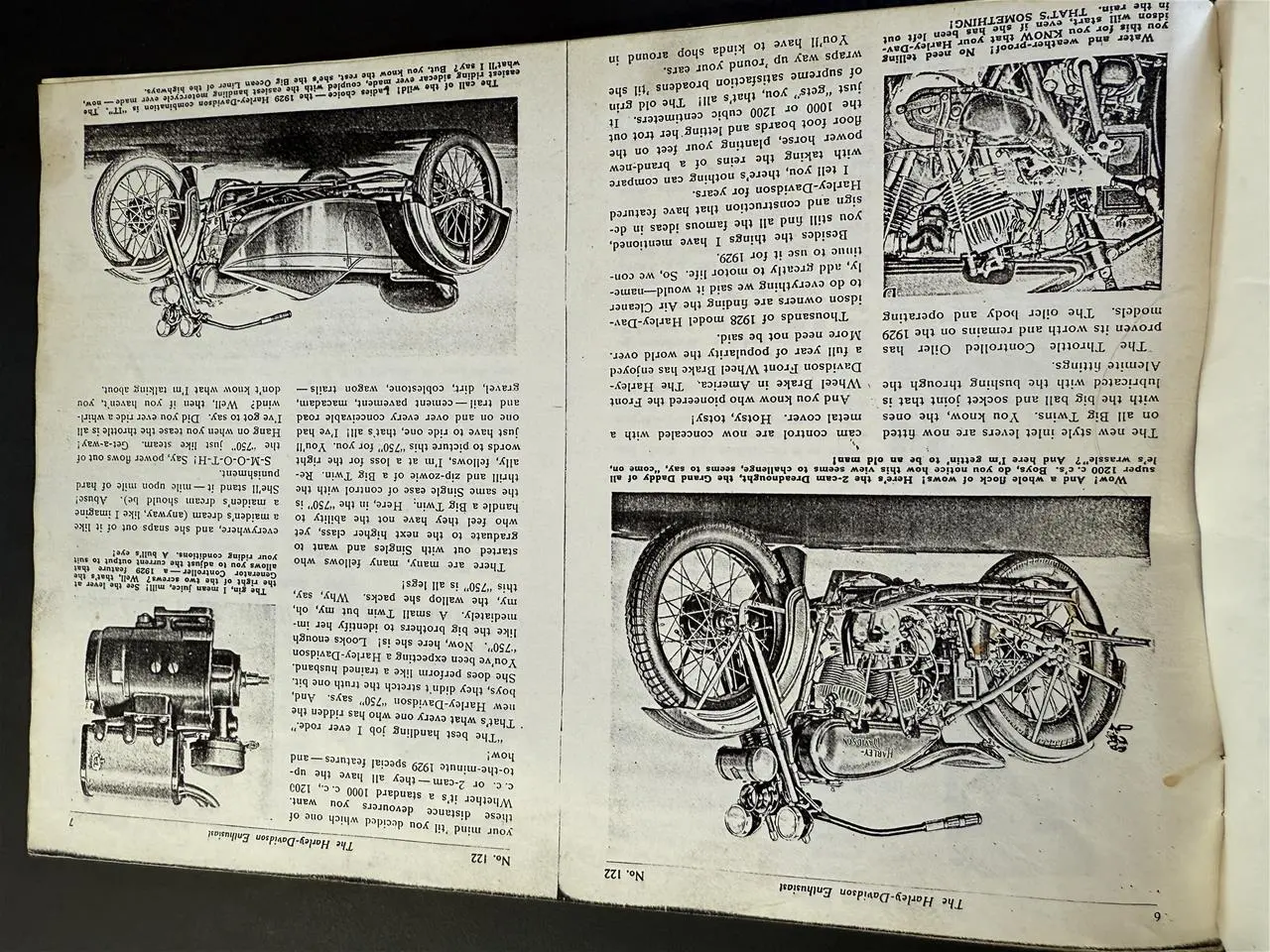 Billede 27 - Harley-Davidson "Flying Twin" Model DL, 45" Side Valve Flathead V-Twin