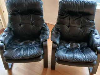 Lænestole i læder