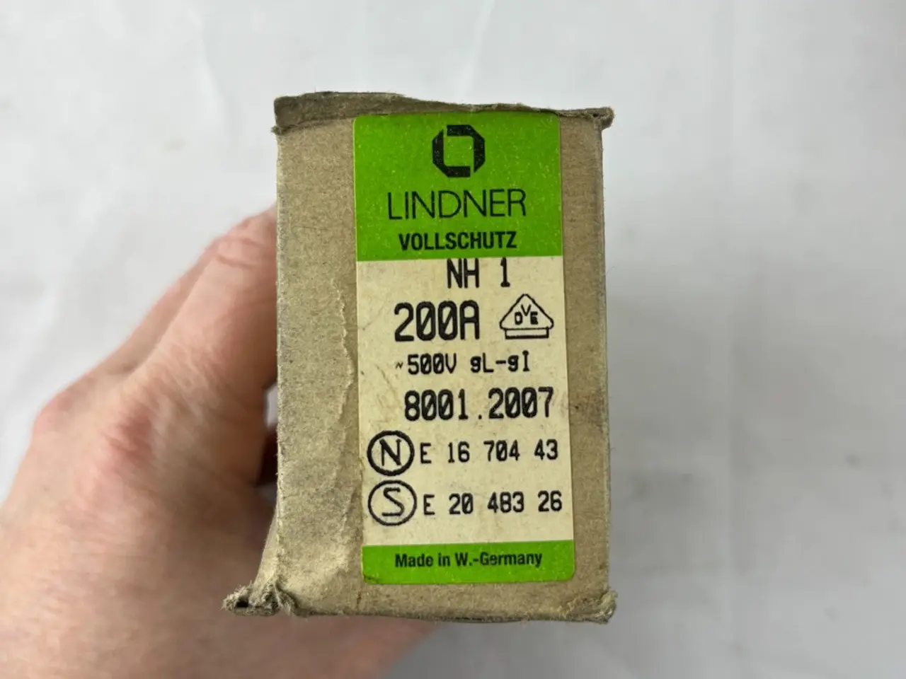 Billede 4 - Lindner Vollschutz NH1 8001.2007 Fuse 200A 500V