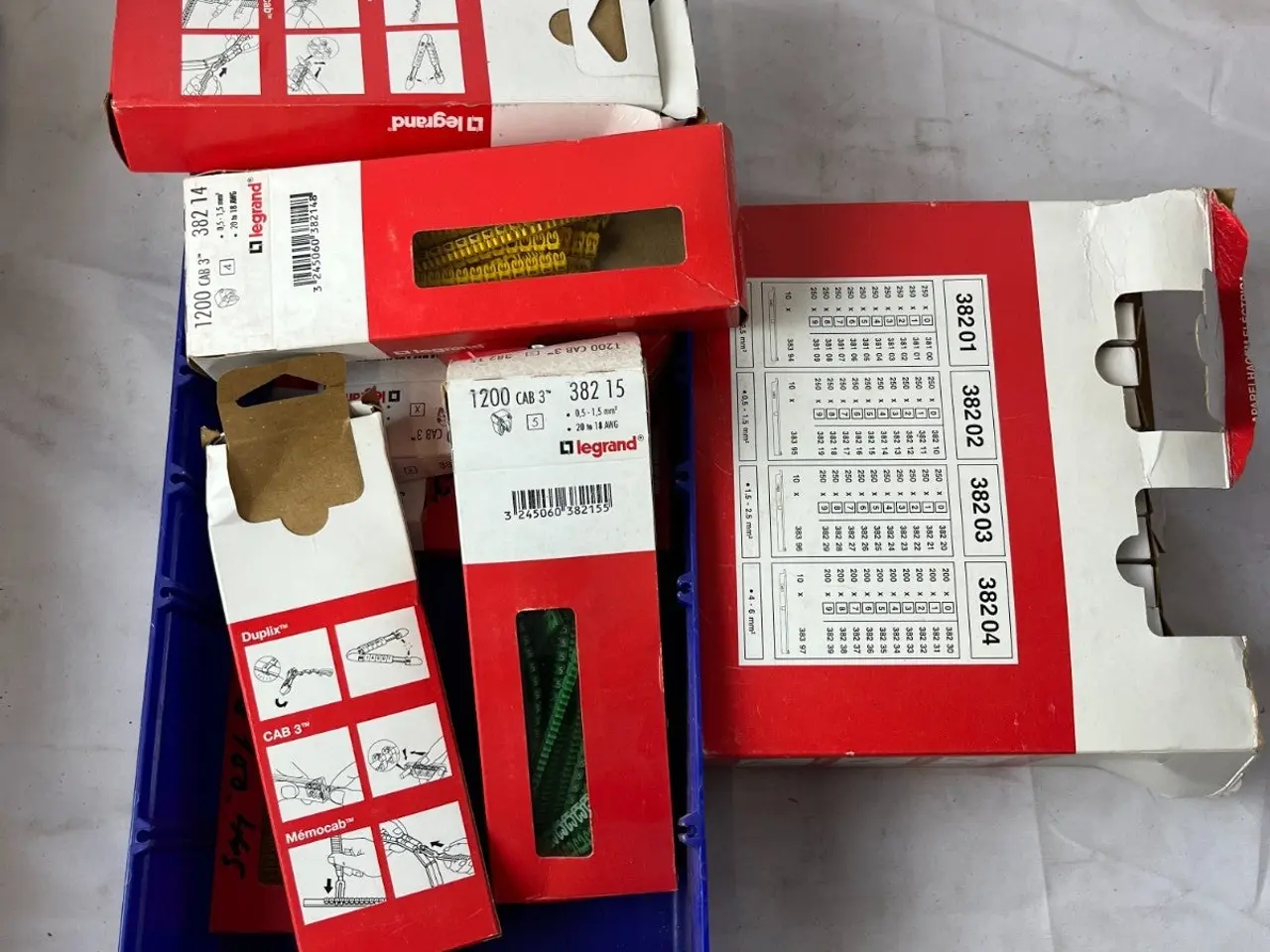 Billede 2 - Legrand CAB 3 kabel Markers Number Sleeves blandet