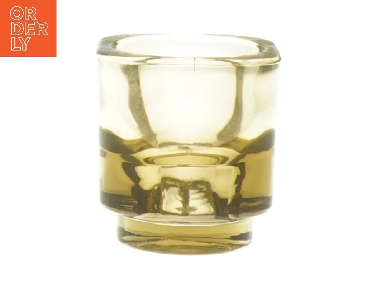 Billede 1 - Lysestage i glas (str. 5,5x5 cm)