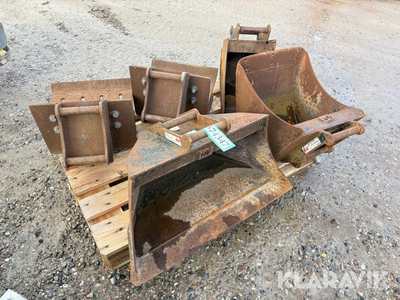 Billede 1 - Skovle /redskabs lot 5styk s30-150 fæste JST/RF