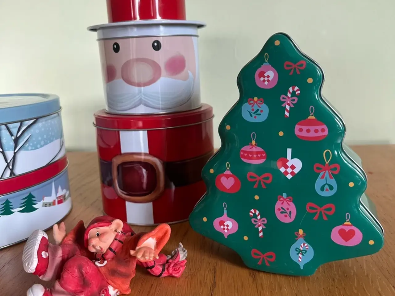 Billede 1 - Metaldåser med julemotiver
