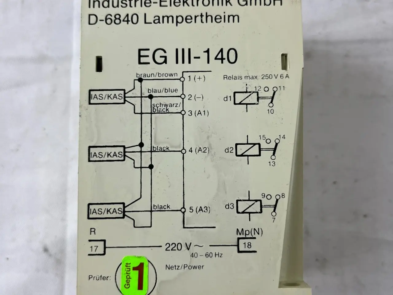 Billede 4 - Rechner EG III-140 sikkerhedsrelæ Interface modul