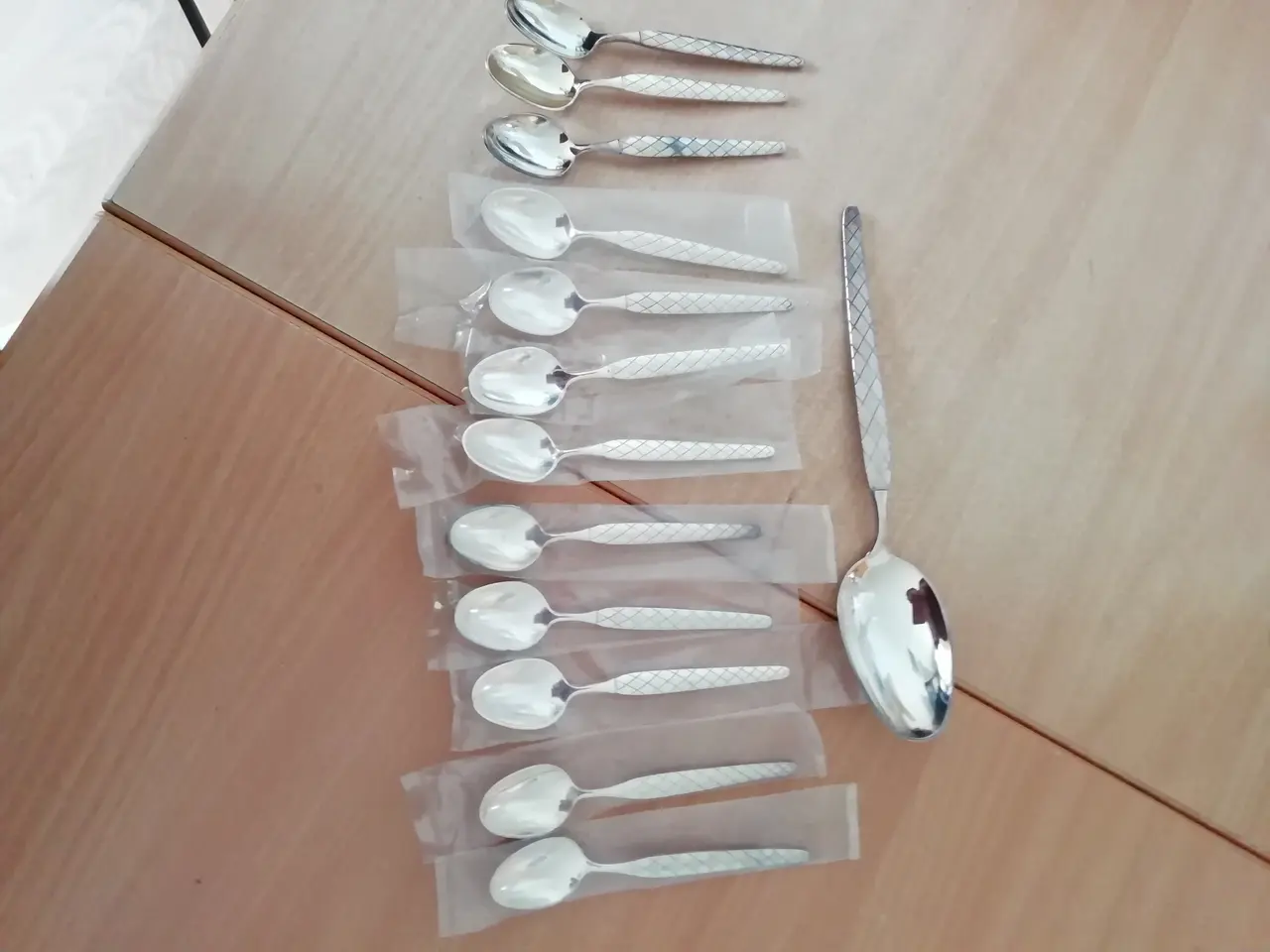 Billede 4 - Harlekin teskeer og 1 spiseske
