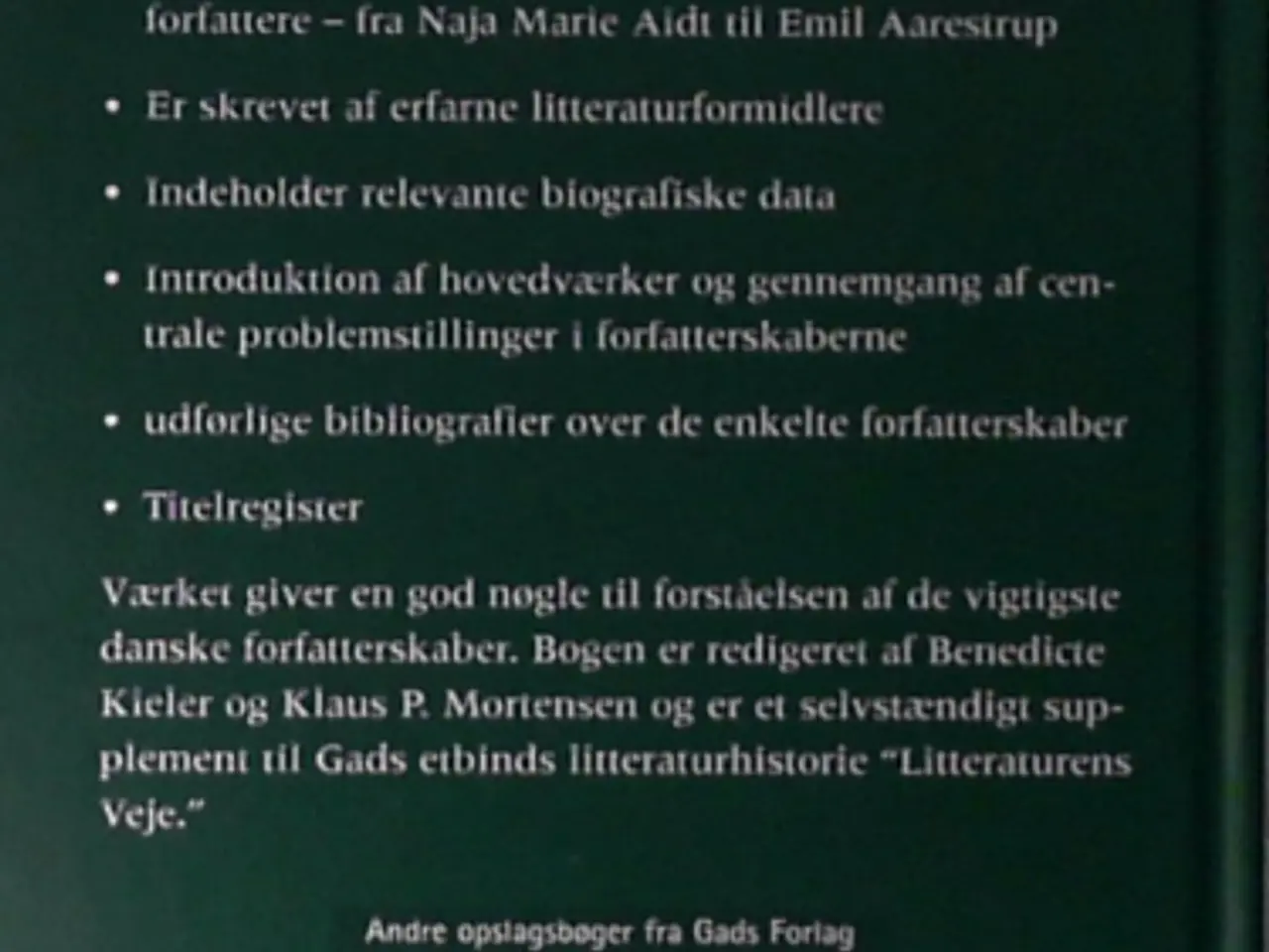 Billede 2 - Gads danske forfatterleksikon (1.udg)
