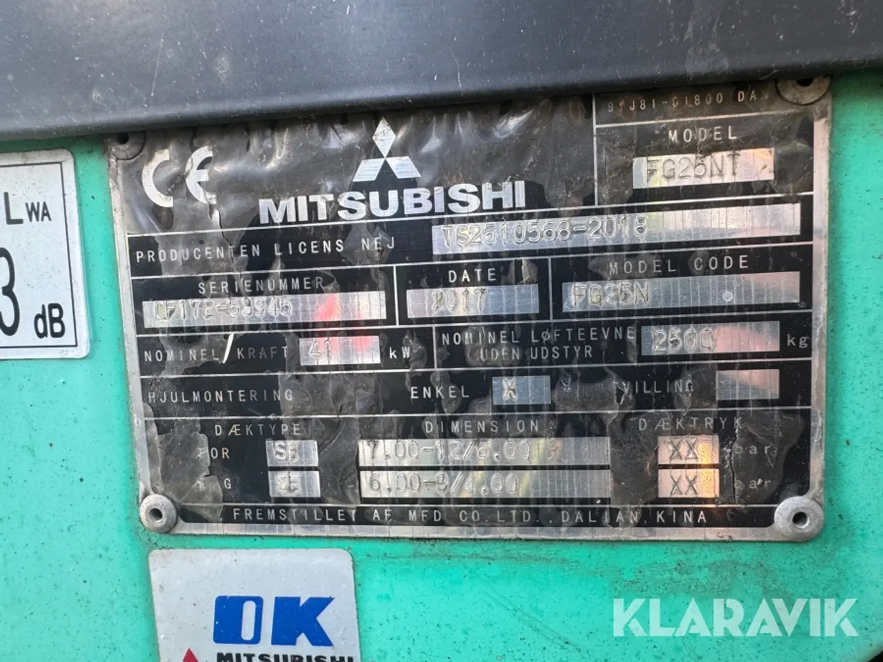 Billede 5 - Truck Mitsubishi FG25NT