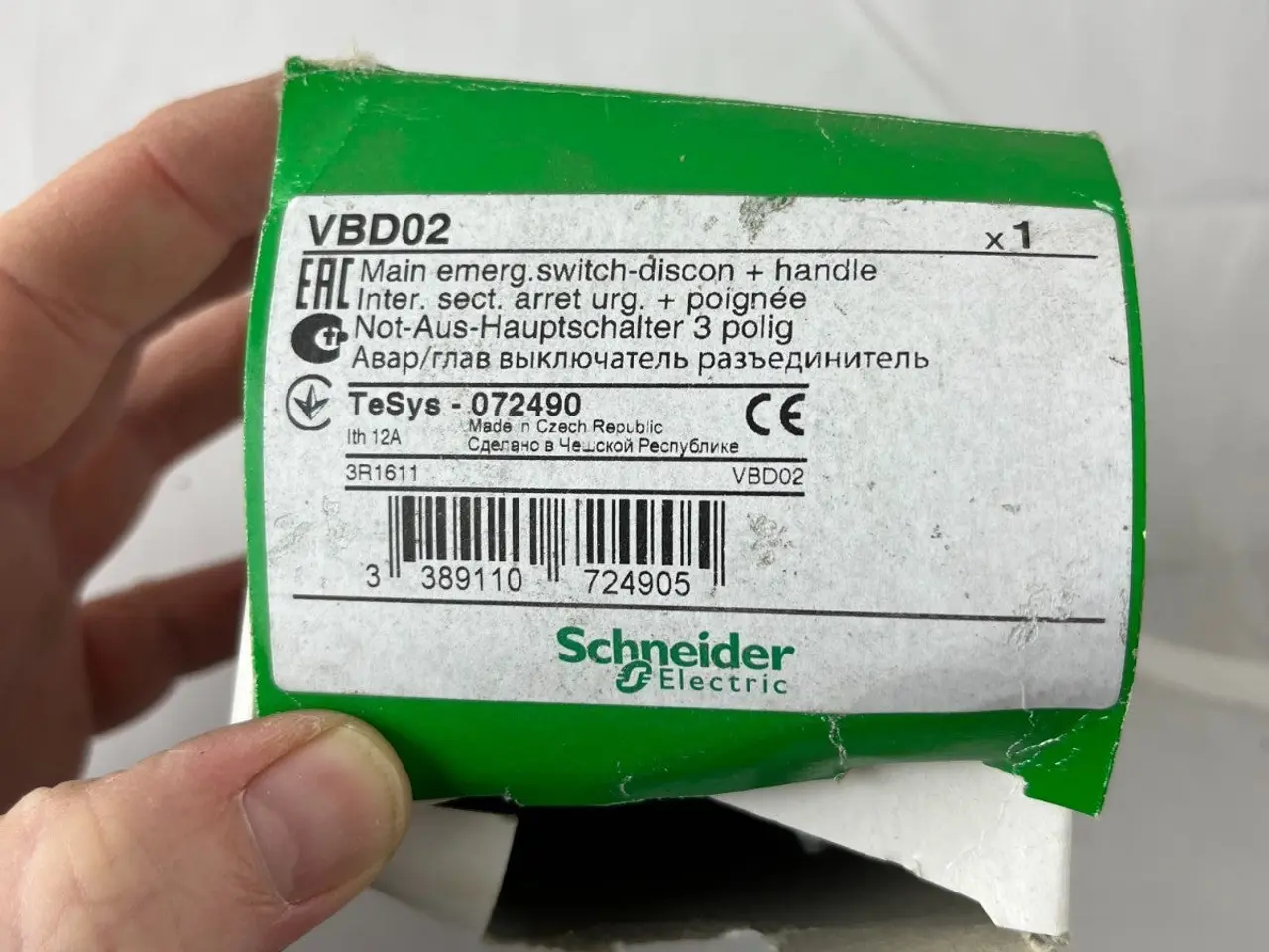 Billede 2 - Schneider Electric VBD02 TeSys 3-Pole kontakt 12A