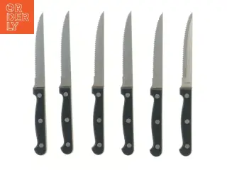 Sæt med steakknive (str. 6 stk 22,5 cm)