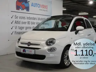 Fiat 500C 0,9 TwinAir Popstar Start & Stop 80HK Cabr.