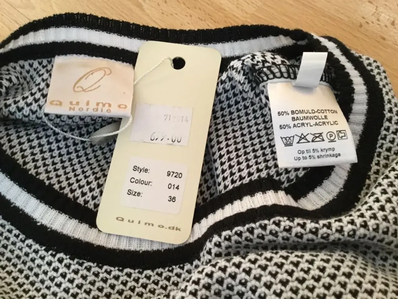 Billede 8 - Ny QUIMO Nordic Vest / Trøje str. 36