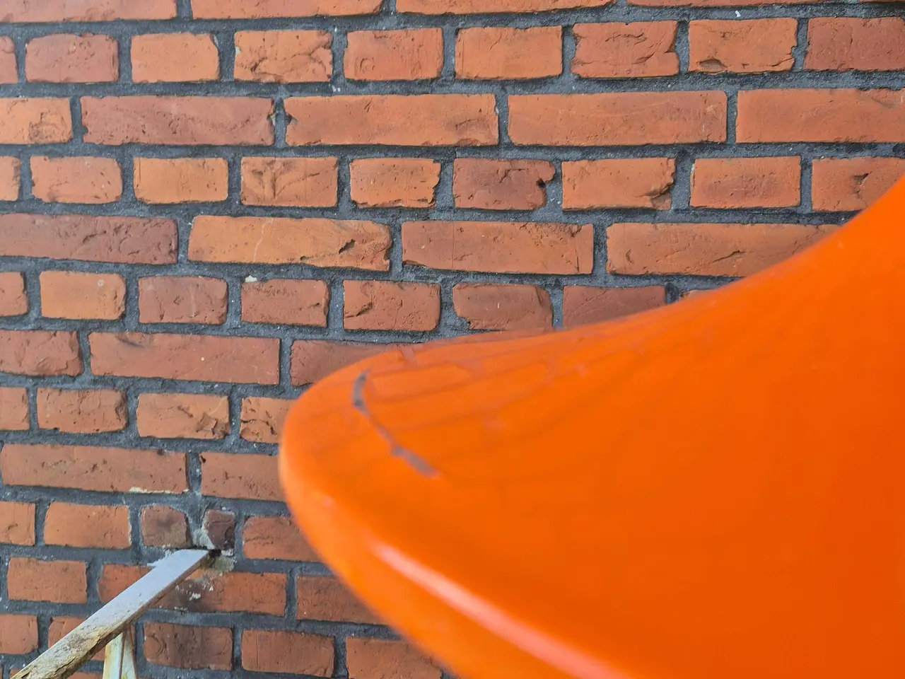 Billede 12 - Stor orange trompetpendel med alutop