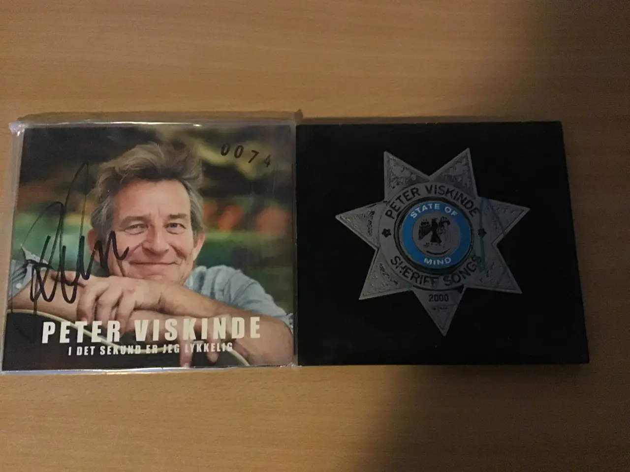 Billede 1 - Cd Peter Viskinde med autograf 6 stk.