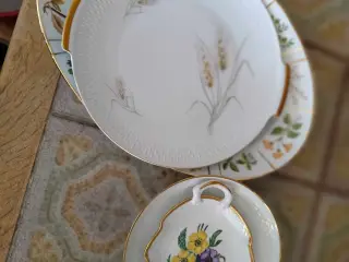 🌸 Vintage porcelænssæt – B&G & Edelstein Bavaria