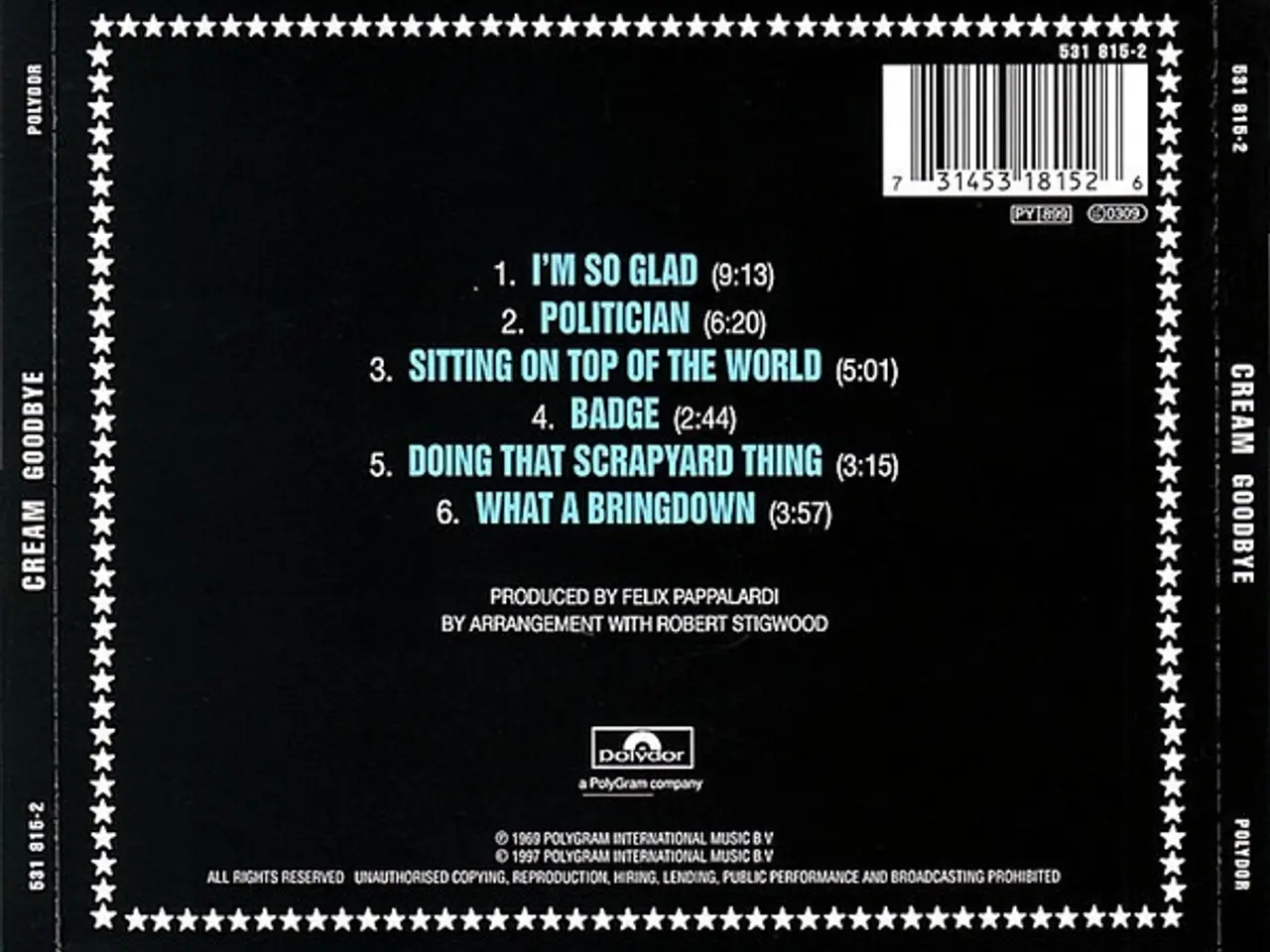 Billede 5 - Cream – Goodbye – CD