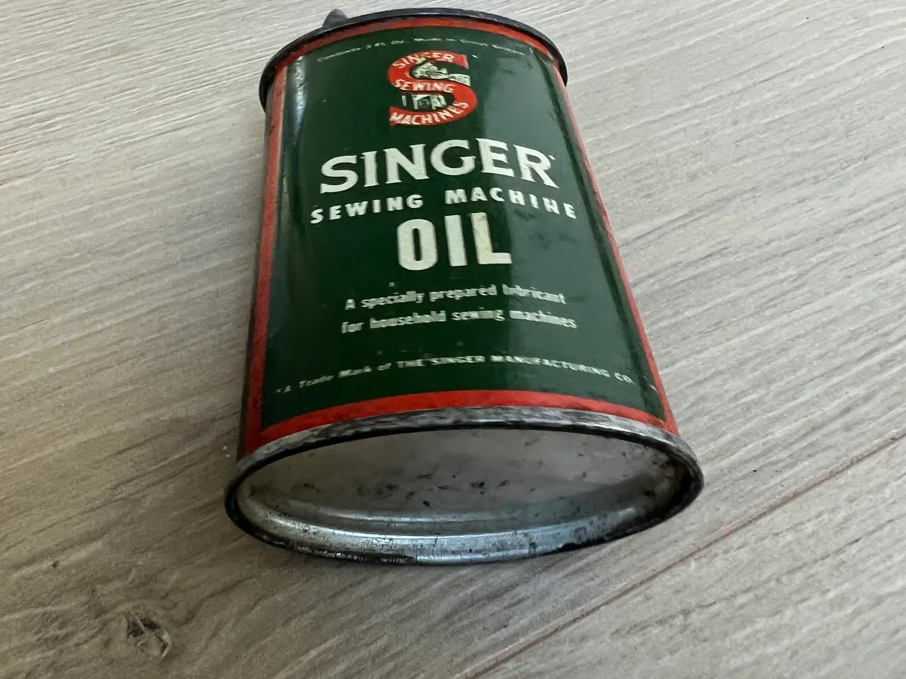 Billede 4 - Singer oliedåse i blik