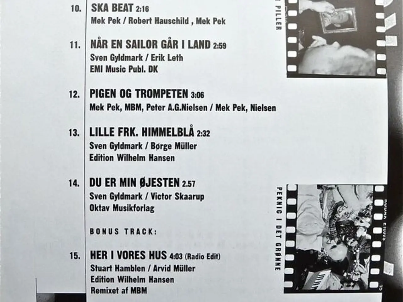 Billede 5 - Mek Pek Party Band – Pek'en Passer – CD