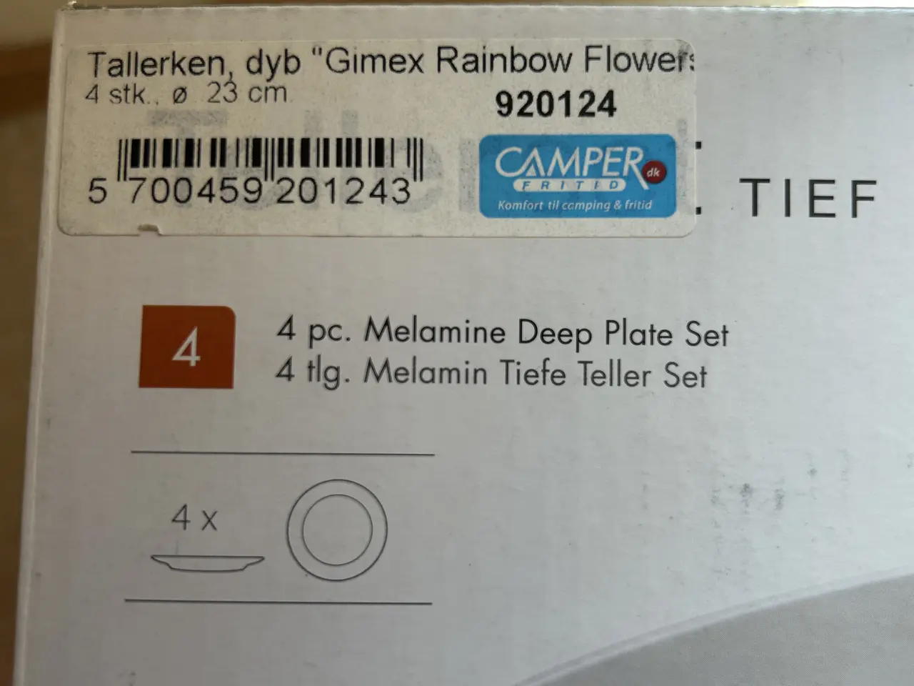 Billede 5 - Tallerkener i melamin