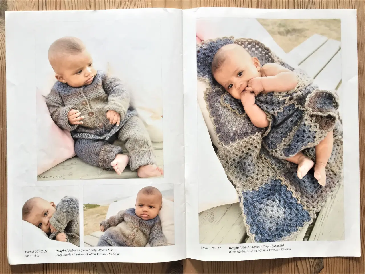 Billede 8 - Drops babystrik nr. 20, str. 0-4 år og 0-6 år